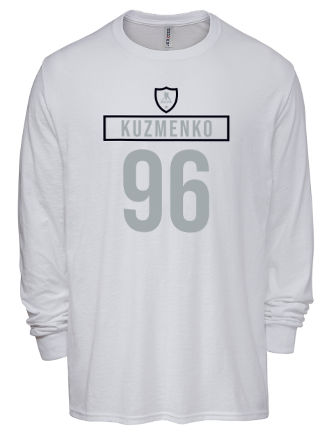 Home Jersey Andrei Kuzmenko Men's Premium Blend Long Sleeve-T-Shirt | Swagsta