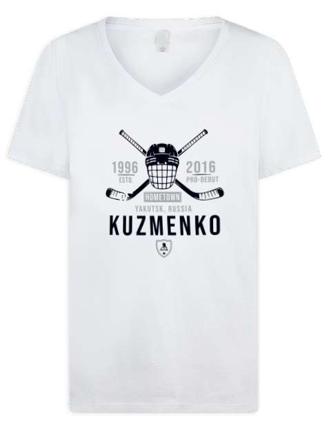 Classic Heritage Andrei Kuzmenko Premium Ladies V-Neck T-Shirt | Swagsta