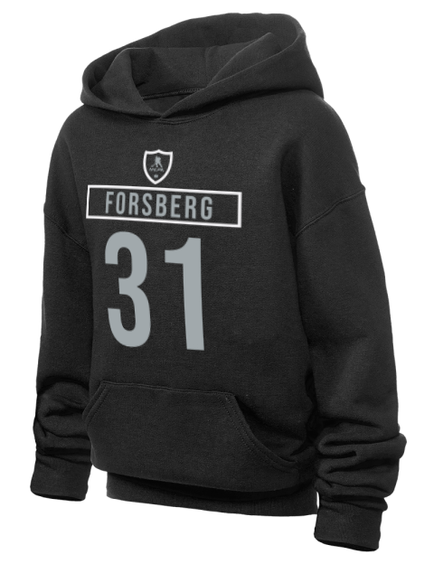 Away Jersey Anton Forsberg Youth Hooded Sweatshirt | Swagsta