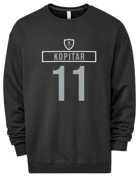 Away Jersey anze kopitar Premium Unisex Crewneck Sweatshirt | Swagsta