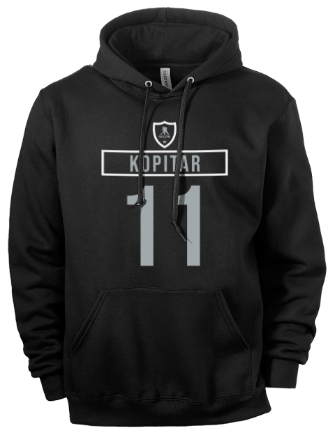 Away Jersey anze kopitar Eco Premium Unisex Hooded Sweatshirt | Swagsta