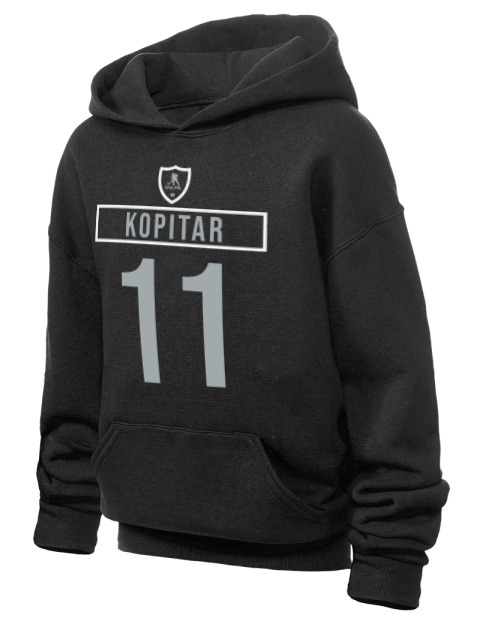 Away Jersey anze kopitar Youth Hooded Sweatshirt | Swagsta