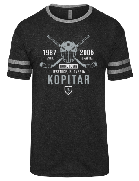 Heritage anze kopitar Men's Tri-Blend T-Shirt | Swagsta