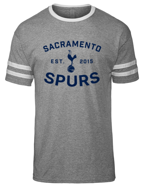 Fan Wear Sacramento Spurs Men's Tri-Blend T-Shirt | Swagsta