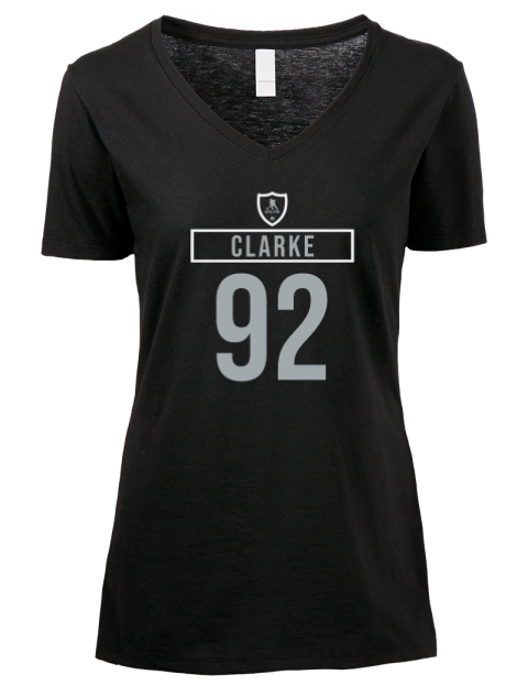 Away Jersey brandt clarke Premium Ladies V-Neck T-Shirt | Swagsta