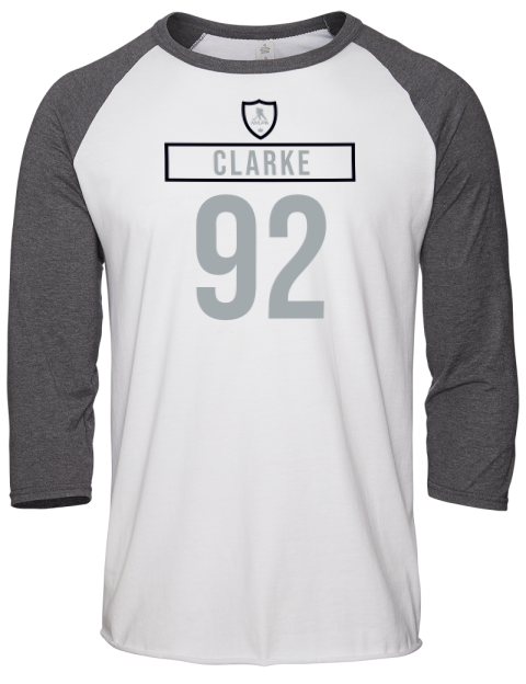 Home Jersey brandt clarke Unisex Premium Three-Quarter Raglan T-Shirt | Swagsta