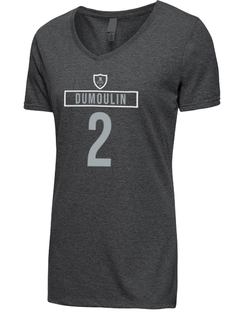 Away Jersey Brian Dumoulin Premium Ladies V-Neck T-Shirt | Swagsta