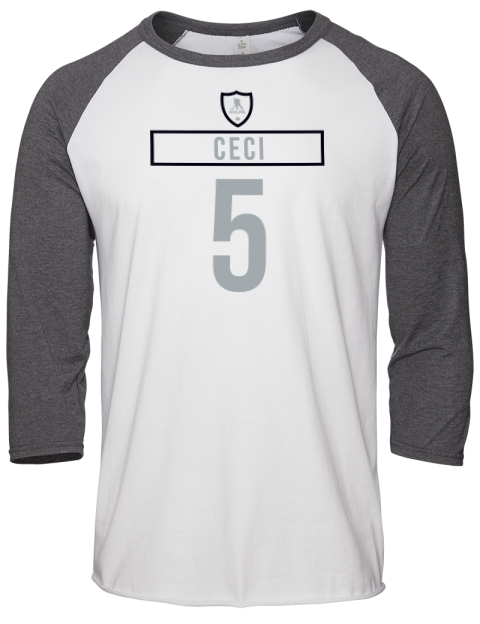 Home Jersey Cody Ceci Unisex Premium Three-Quarter Raglan T-Shirt | Swagsta