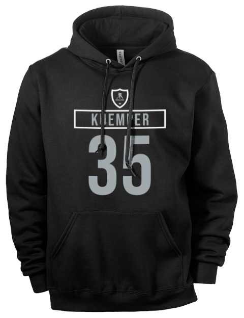 Away Jersey Darcy Kuemper Eco Premium Unisex Hooded Sweatshirt | Swagsta
