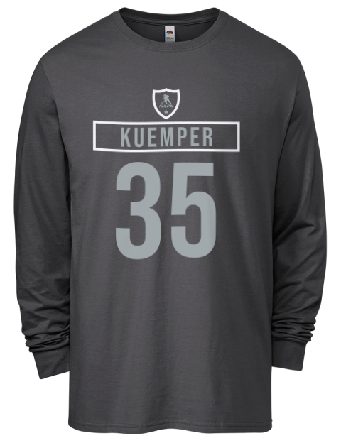 Away Jersey Darcy Kuemper Men's Long-Sleeve T-Shirt | Swagsta
