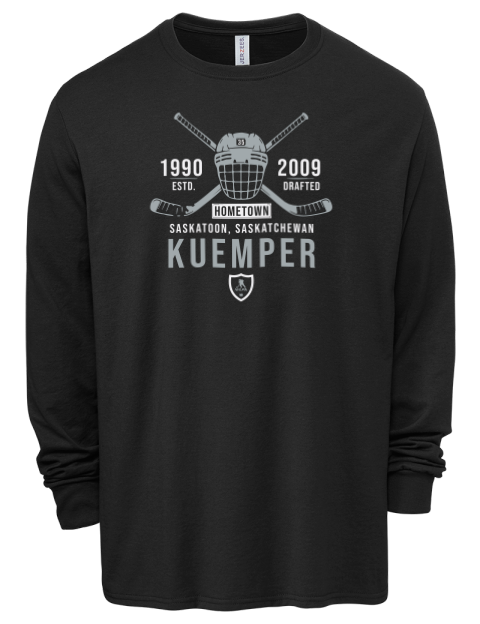 Heritage Darcy Kuemper Men's Premium Blend Long Sleeve-T-Shirt | Swagsta