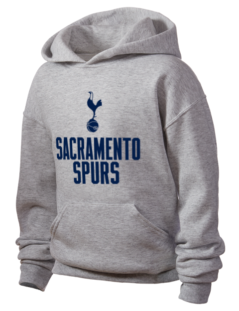 Stacked Sacramento Spurs Youth Hooded Sweatshirt | Swagsta
