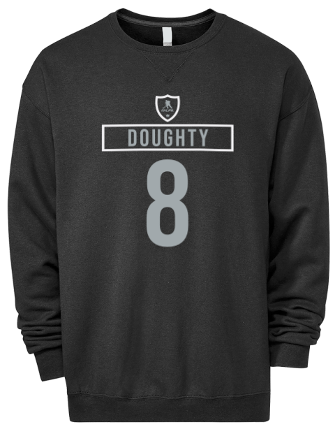 Away Jersey Drew Doughty Premium Unisex Crewneck Sweatshirt | Swagsta
