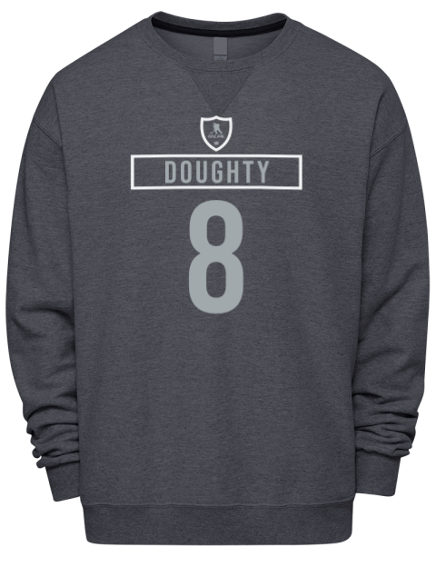 Away Jersey Drew Doughty Premium Unisex Crewneck Sweatshirt | Swagsta