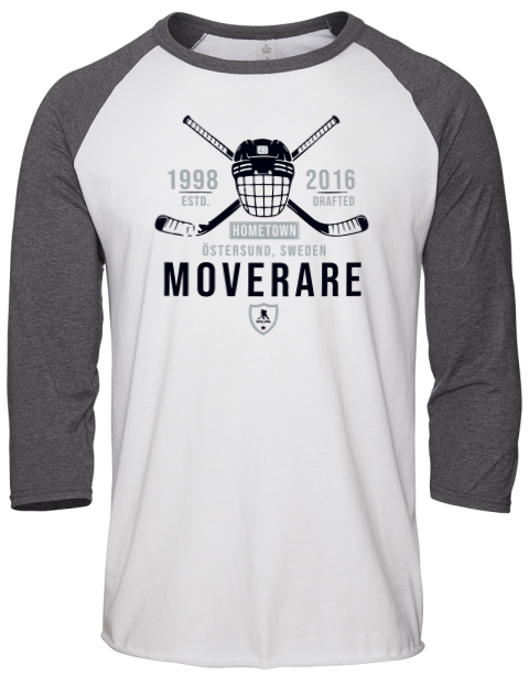 Classic Heritage Jacob Moverare Unisex Premium Three-Quarter Raglan T-Shirt | Swagsta