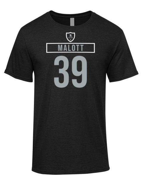 Away Jersey Jeff Malott Premium Ring-Spun Cotton Unisex T-Shirt | Swagsta