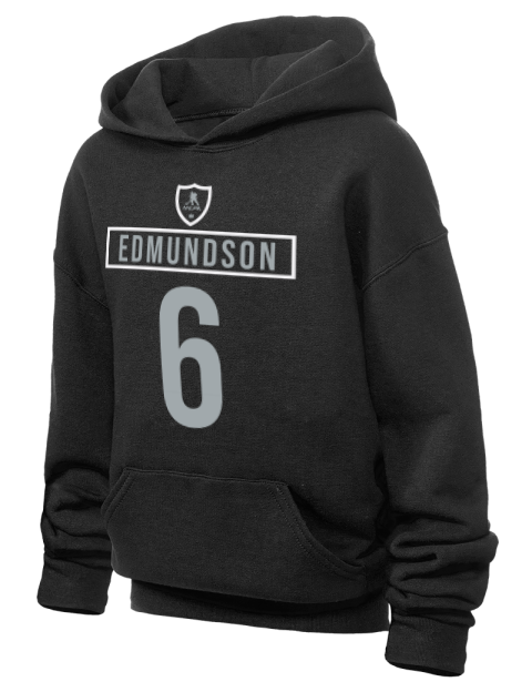 Away Jersey Joel Edmundson Youth Hooded Sweatshirt | Swagsta