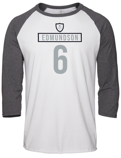 Home Jersey Joel Edmundson Unisex Premium Three-Quarter Raglan T-Shirt | Swagsta