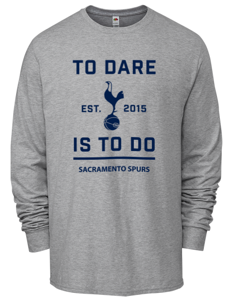To Dare Sacramento Spurs Men's Long-Sleeve T-Shirt | Swagsta