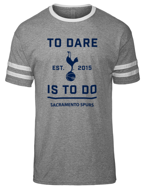 To Dare Sacramento Spurs Men's Tri-Blend T-Shirt | Swagsta