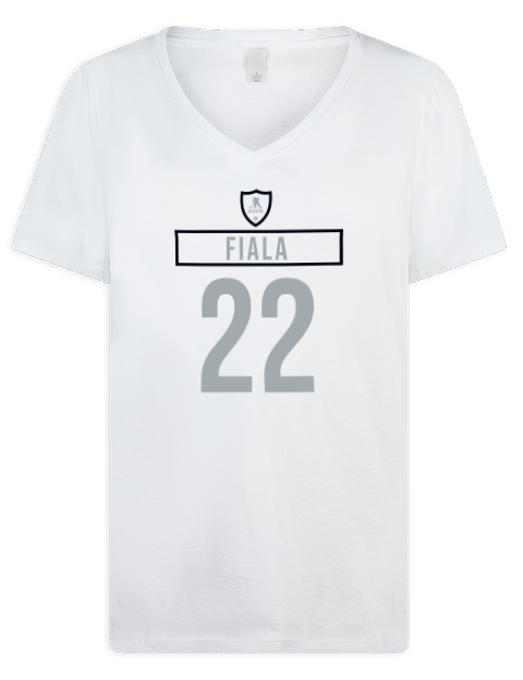 Home Jersey Kevin Fiala Premium Ladies V-Neck T-Shirt | Swagsta