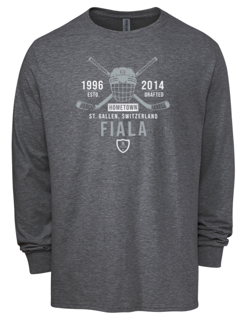 Heritage Kevin Fiala Men's Premium Blend Long Sleeve-T-Shirt | Swagsta
