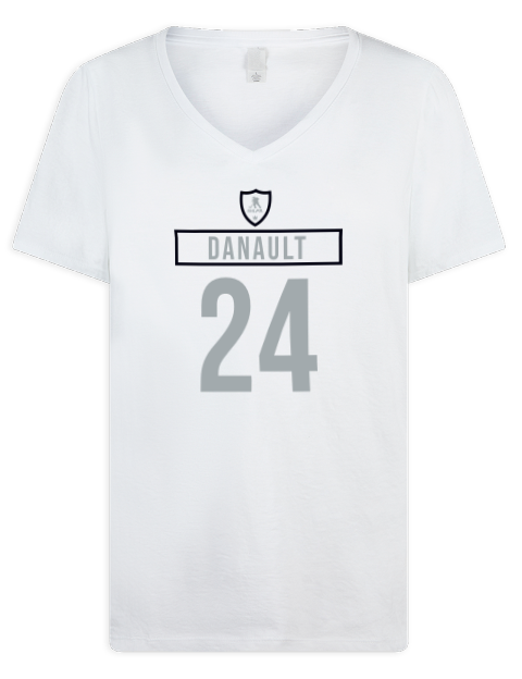 Home Jersey Phillip Danault Premium Ladies V-Neck T-Shirt | Swagsta