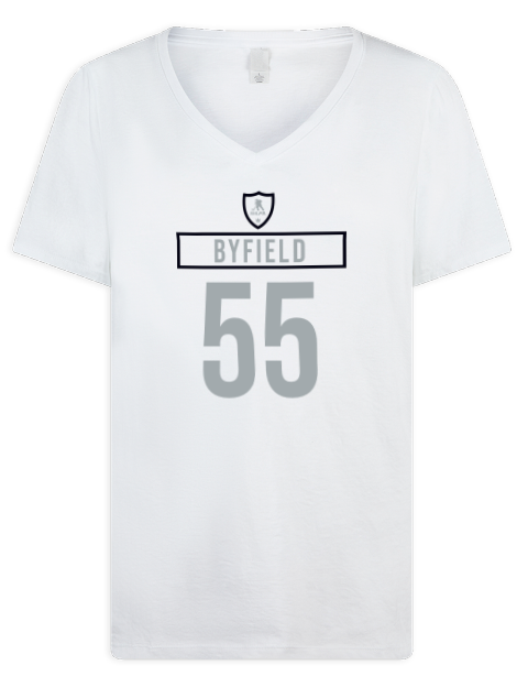 Home Jersey Quinton Byfield Premium Ladies V-Neck T-Shirt | Swagsta