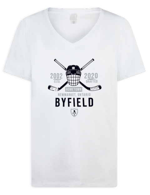 Classic Heritage Quinton Byfield Premium Ladies V-Neck T-Shirt | Swagsta