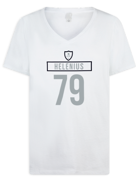 Home Jersey Samuel Helenius Premium Ladies V-Neck T-Shirt | Swagsta