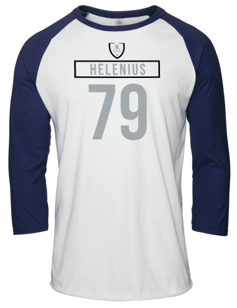 Home Jersey Samuel Helenius Unisex Premium Three-Quarter Raglan T-Shirt | Swagsta