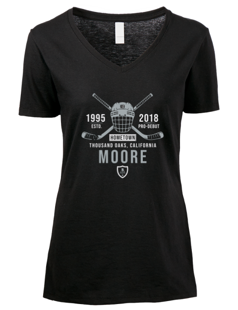 Heritage Trevor Moore Premium Ladies V-Neck T-Shirt | Swagsta