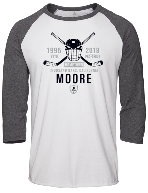 Classic Heritage Trevor Moore Unisex Premium Three-Quarter Raglan T-Shirt | Swagsta
