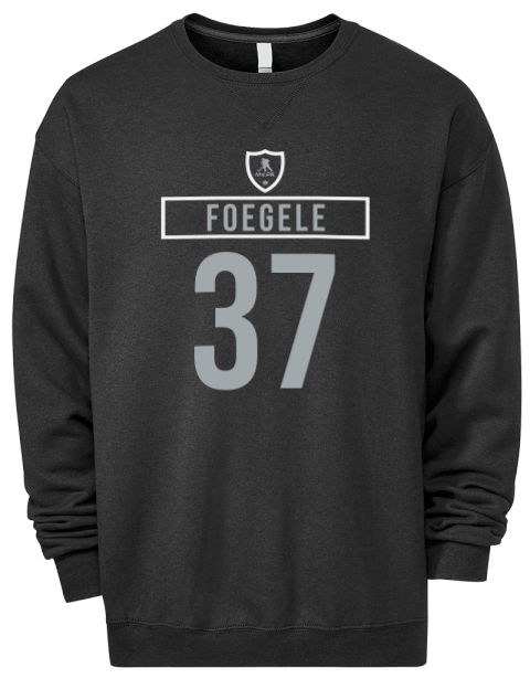 Away Jersey Warren Foegele Premium Unisex Crewneck Sweatshirt | Swagsta