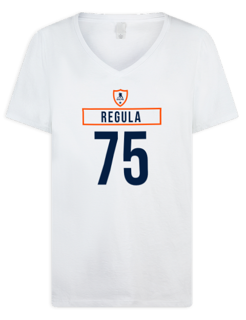 Home Jersey Alec Regula Premium Ladies V-Neck T-Shirt | Swagsta