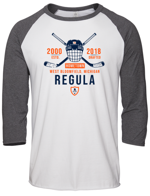 Classic Heritage Alec Regula Unisex Premium Three-Quarter Raglan T-Shirt | Swagsta