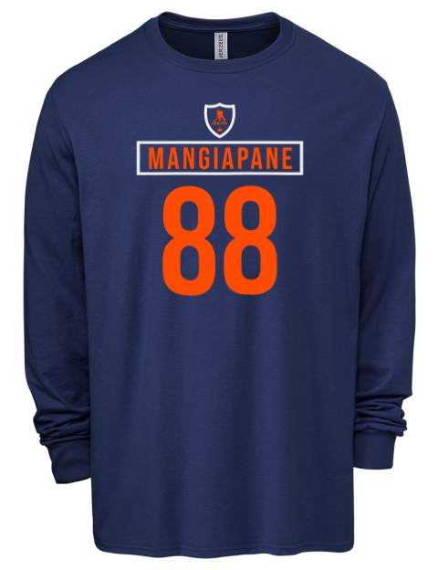 Away Jersey Andrew Mangiapane Men's Premium Blend Long Sleeve-T-Shirt | Swagsta