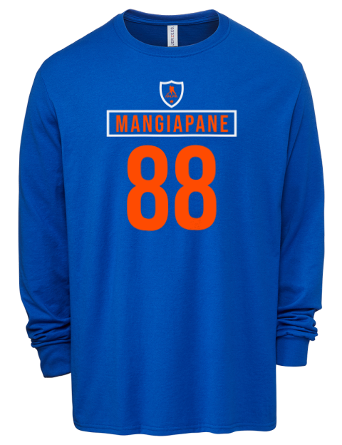 Away Jersey Andrew Mangiapane Men's Premium Blend Long Sleeve-T-Shirt | Swagsta