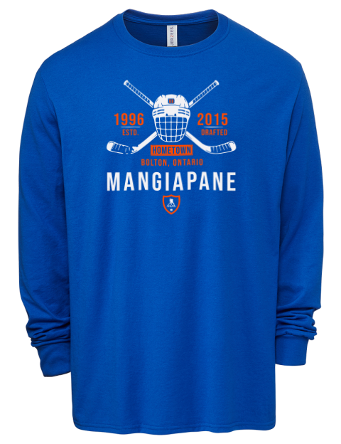 Heritage Andrew Mangiapane Men's Premium Blend Long Sleeve-T-Shirt | Swagsta