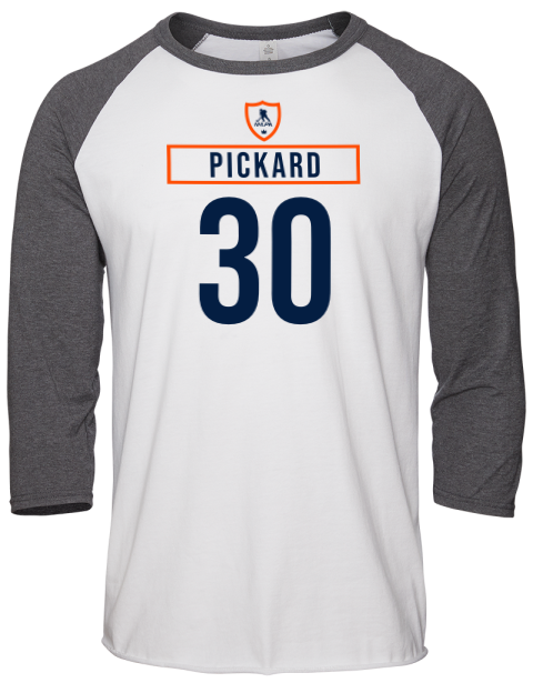 Home Jersey Calvin Pickard Unisex Premium Three-Quarter Raglan T-Shirt | Swagsta