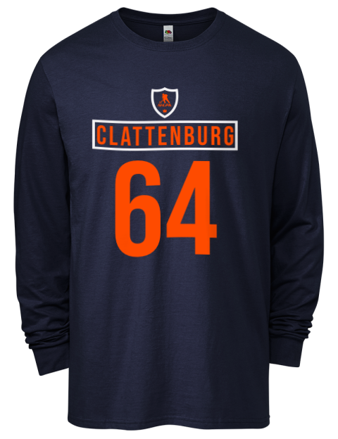 Away Jersey Connor Clattenburg Men's Long-Sleeve T-Shirt | Swagsta