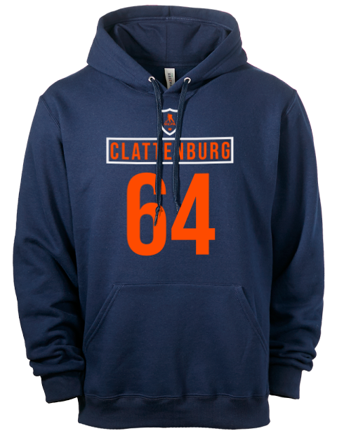 Away Jersey Connor Clattenburg Eco Premium Unisex Hooded Sweatshirt | Swagsta