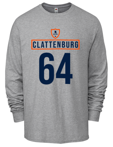 Home Jersey Connor Clattenburg Men's Long-Sleeve T-Shirt | Swagsta