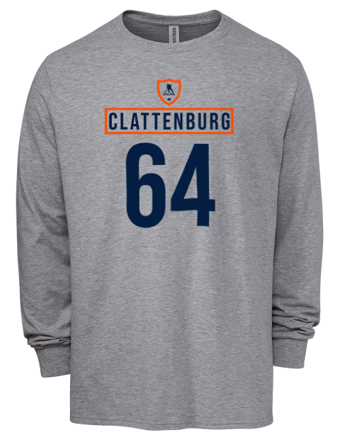 Home Jersey Connor Clattenburg Men's Premium Blend Long Sleeve-T-Shirt | Swagsta