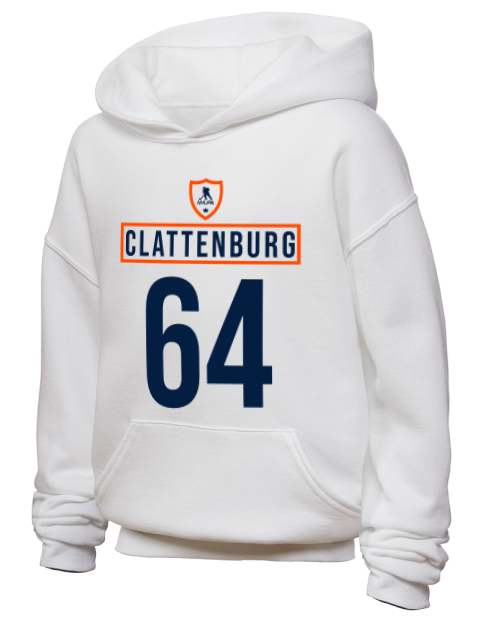 Home Jersey Connor Clattenburg Youth Hooded Sweatshirt | Swagsta