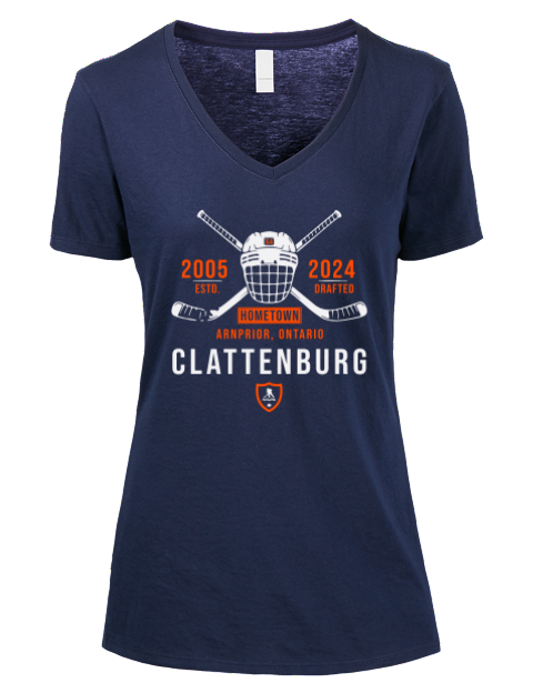 Heritage Connor Clattenburg Premium Ladies V-Neck T-Shirt | Swagsta