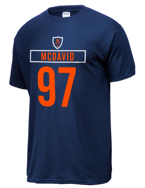 Away Jersey Connor Mcdavid Dri-Power Unisex T-Shirt | Swagsta