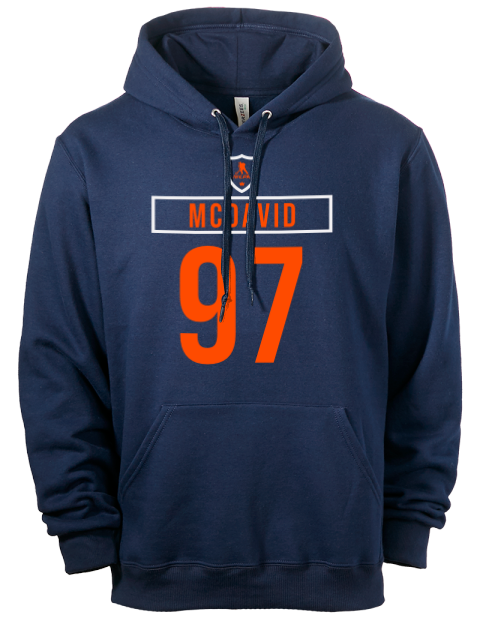 Away Jersey Connor Mcdavid Eco Premium Unisex Hooded Sweatshirt | Swagsta