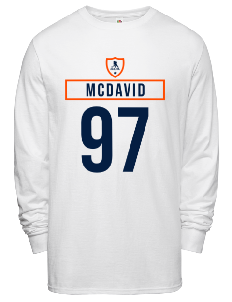 Home Jersey Connor Mcdavid Men's Long-Sleeve T-Shirt | Swagsta