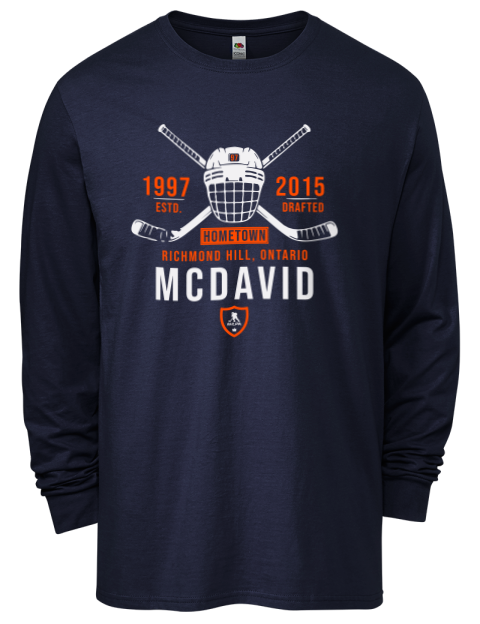 Heritage Connor Mcdavid Men's Long-Sleeve T-Shirt | Swagsta
